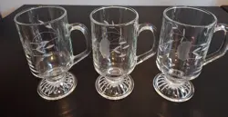 VINTAGE PRINCESS HOUSE HERITAGE IRISH COFFEE MUGS (3)