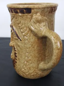 FACE MUG POTTERY