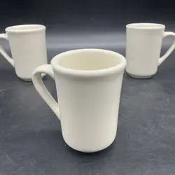 WHITE COFFEE MUGS