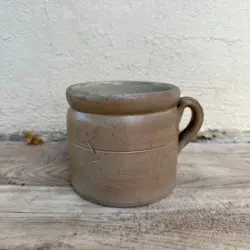 CUP GLAZED BROWN