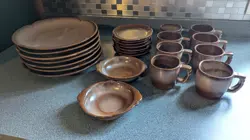 POTTERY SIGNED SF