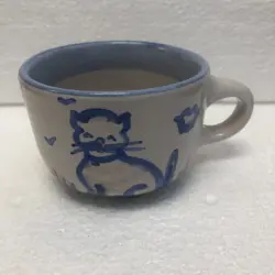 POTTERY CAT STONEWARE