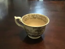 VINTAGE PORCELAIN BROWN