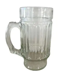 VINTAGE ANCHOR HOCKING BEER MUG GLASS ROOT BEER 14 OZ.
