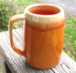TANGERINE DRIP MUG