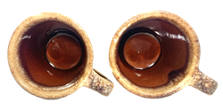 DRIP GLAZE BROWN