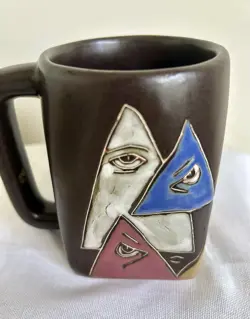 POTTERY ABSTRACT FACES
