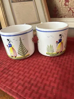 PAINTED QUIMPER COFFEE