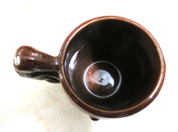 POTTERY MUG BROWN
