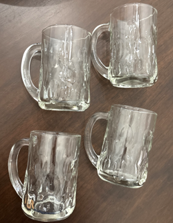 OZ MUGS-HEAVY GLASS