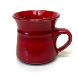 VINTAGE METLOX POPPYTRAIL MEDALLION RED 12-OUNCE COFFEE MUG RARE