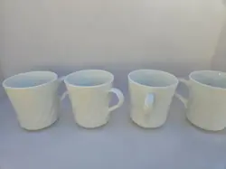 WHITE SWIRL MUGS!