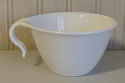 VINTAGE 1970S CORELLE WINTER FROST WHITE HOOK HANDLE CUP