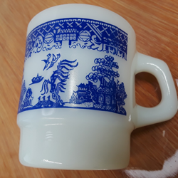 GLASS MUG ORIENTAL