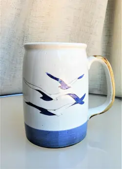 HANDMADE BLUE WHITE
