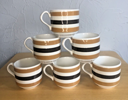 CERAMIC BROWN STRIPE
