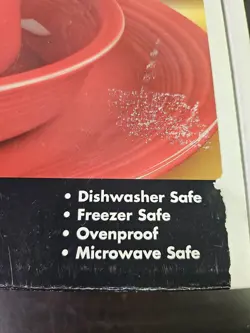 PIECE DINNERWARE
