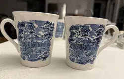 BLUE MUGS MONTICELLO