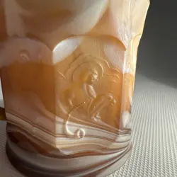 SLAG GLASS MUG
