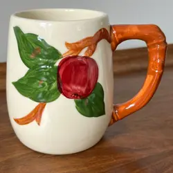 FRANCISCAN APPLE GRANDMUG 1953-58 MARK LARGE COFFEE MUG CUP VINTAGE USA