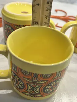 YELLOW COFFEE MUGS