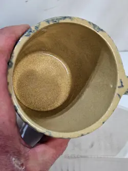 POTTERY BLUE SPONGEWARE