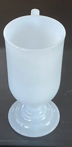 MILK GLASS PEDESTAL