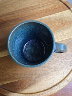 POTTERY MUG BLUE