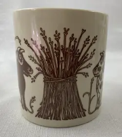 MUG BLUE BROWN