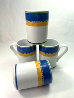 DANSK BISTRO KOBENHAVN MUGS CUPS 4 1/8