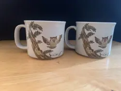 STONEWARE OWL COFFEE