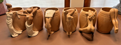 KINDELL POTTERY STRIPTEASE