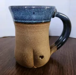 BLUE GLAZE SIGNED