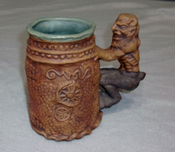 RUMPH POTTERY SATYR