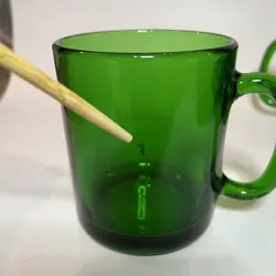 EMERALD GREEN GLASS