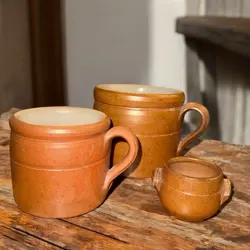RUSTIC POTTERY MUGS