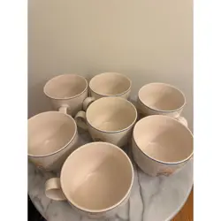 STONEWARE LATTE MUGS