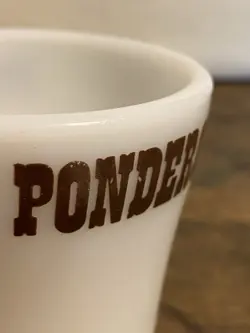 MILK GLASS CUP