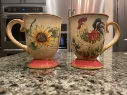 PAINTED COFFEE MUGS