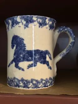 SPONGEWARE STONEWARE POTTERY
