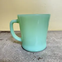 VINTAGE FIRE KING JADITE GREEN COFFEE MUG ANCHOR HOCKING