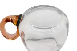GLASS MUG W/