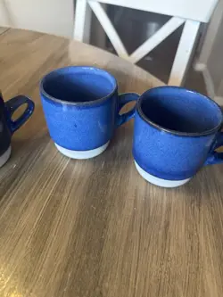 MUGS BLUE WHITE