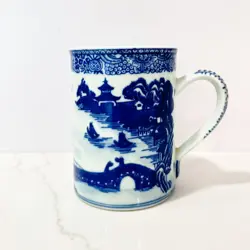 BLUE WILLOW MUG