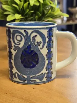 NILS THORSSON ROYAL COPENHAGEN MCM ESPRESSO DEMITASSE MUG 1969 COLLECTOR VINTAGE
