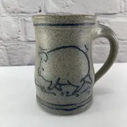 VINTAGE ROWE POTTERY WORKS PIG MUG