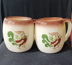CHANTICLEER ROOSTER MUGS