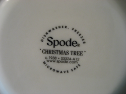 VINTAGE SPODE CHRISTMAS