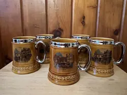 LOT OF 5 VINTAGE LORD NELSON POTTERY ENGLAND MUG 