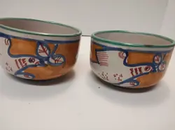 PAINTED COFFEE POTTERY
